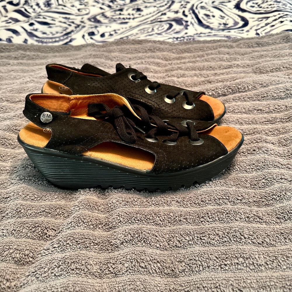 Bernie Mev Suede Wedges
